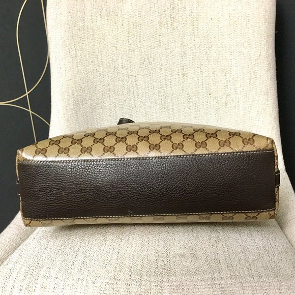 Authentic Gucci hobo bag brown monogram coated canvas - Picture 13 of 15